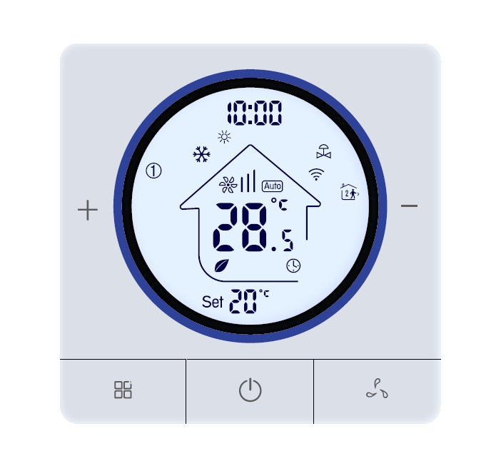 Wall mounted thermostat