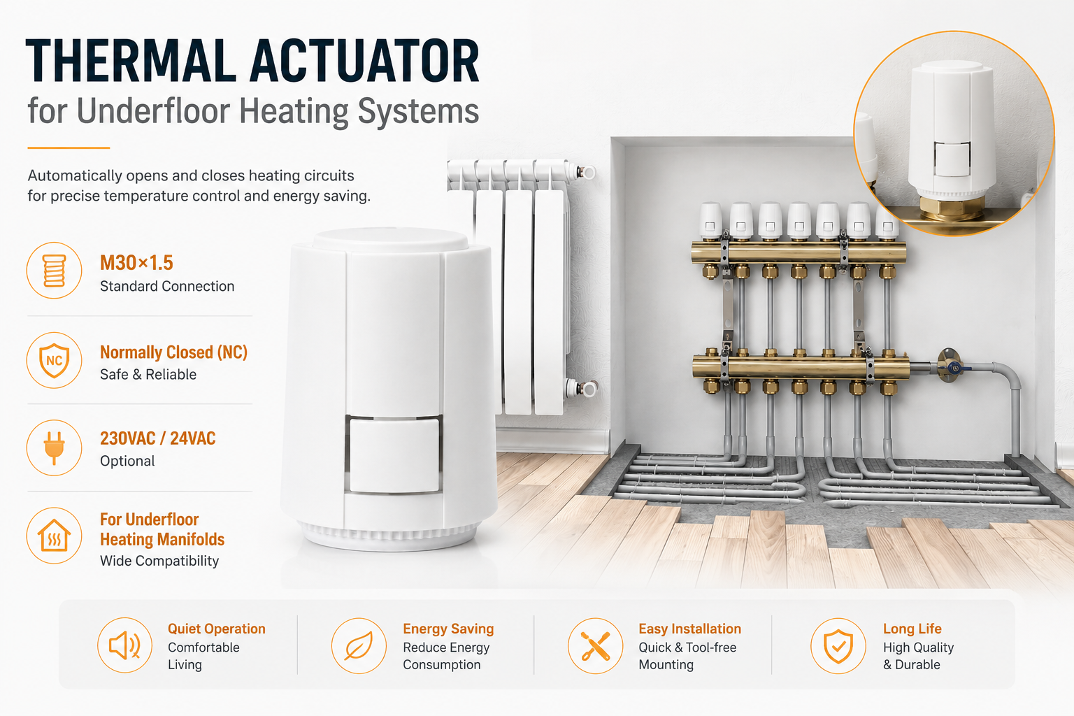 Underfloor Heating Actuator